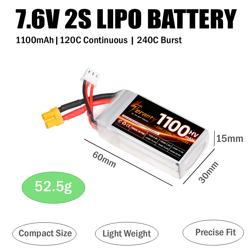 Teranty 2S 3S 4S 6S HV LiPo Pa - đánh giá và giá Drone Battery 3S