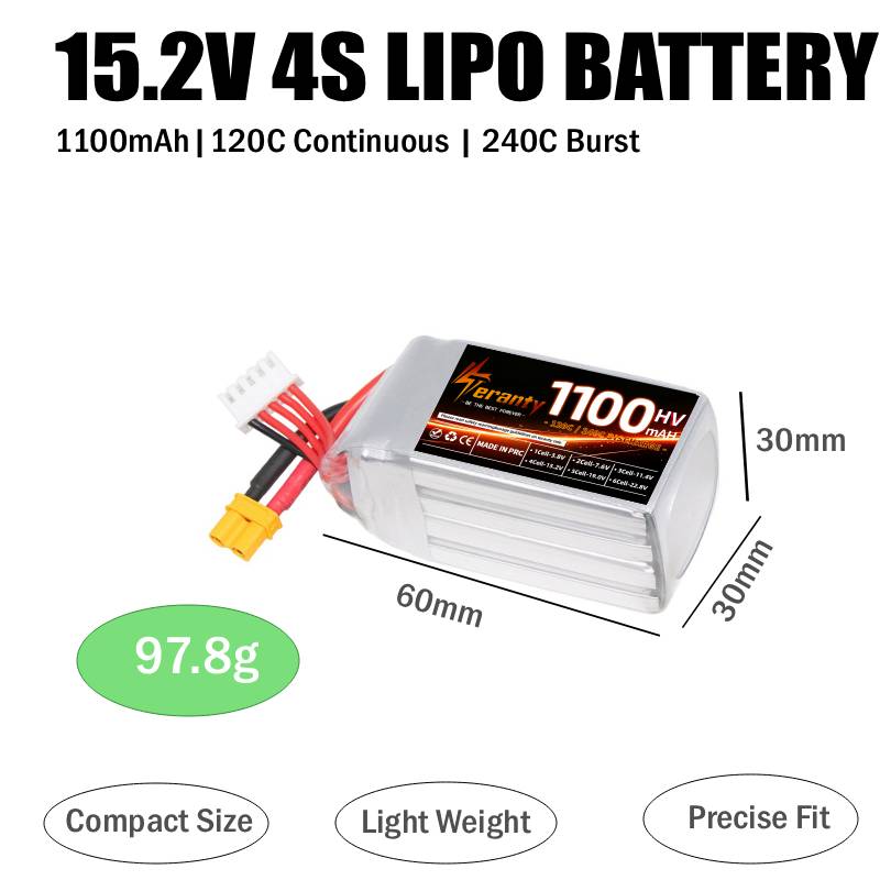 Teranty 2S 3S 4S 6S HV LiPo Pa - đánh giá và giá Drone Battery 3S